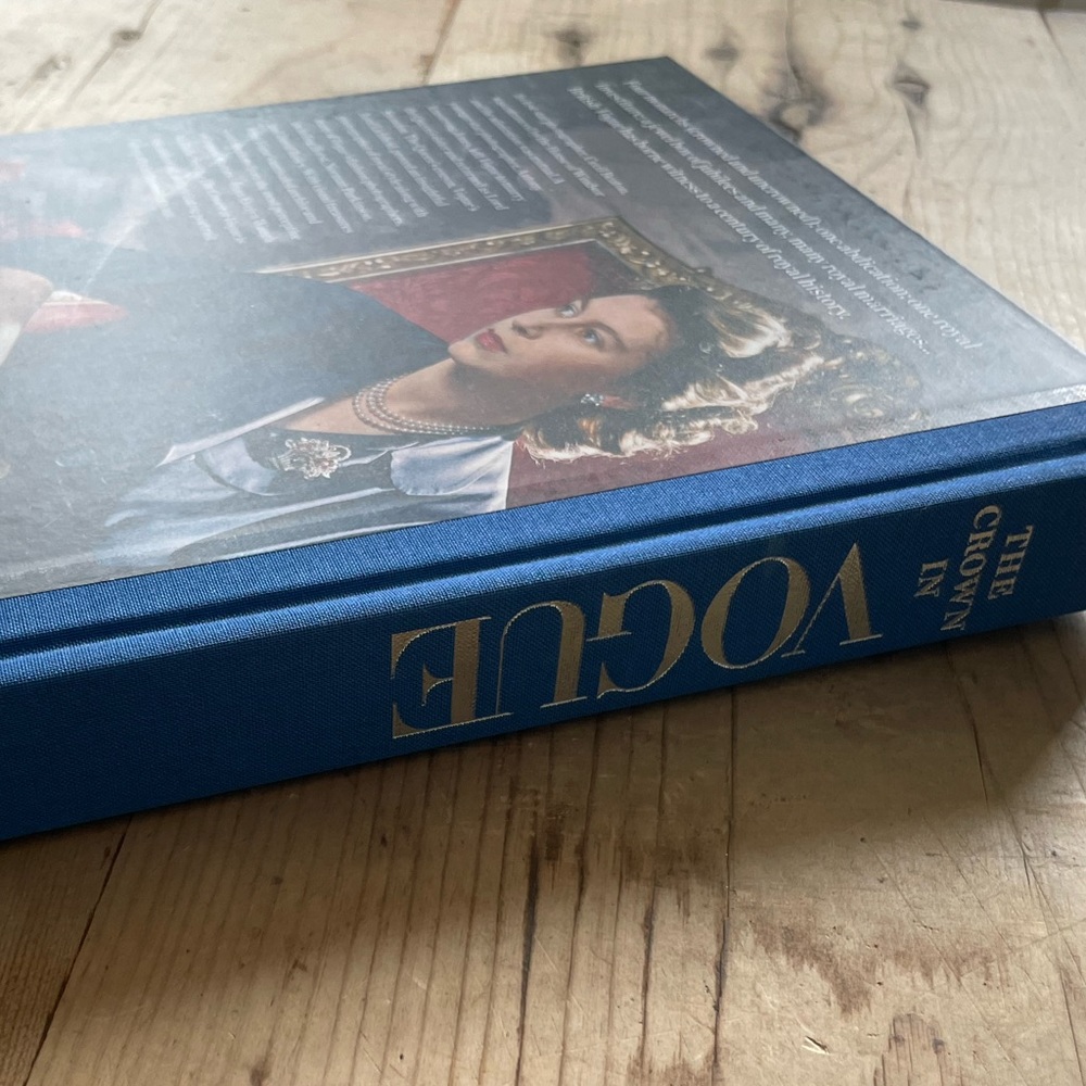Vogue Coffee Table Book with Blue and White Cover - Picture 8 of 13